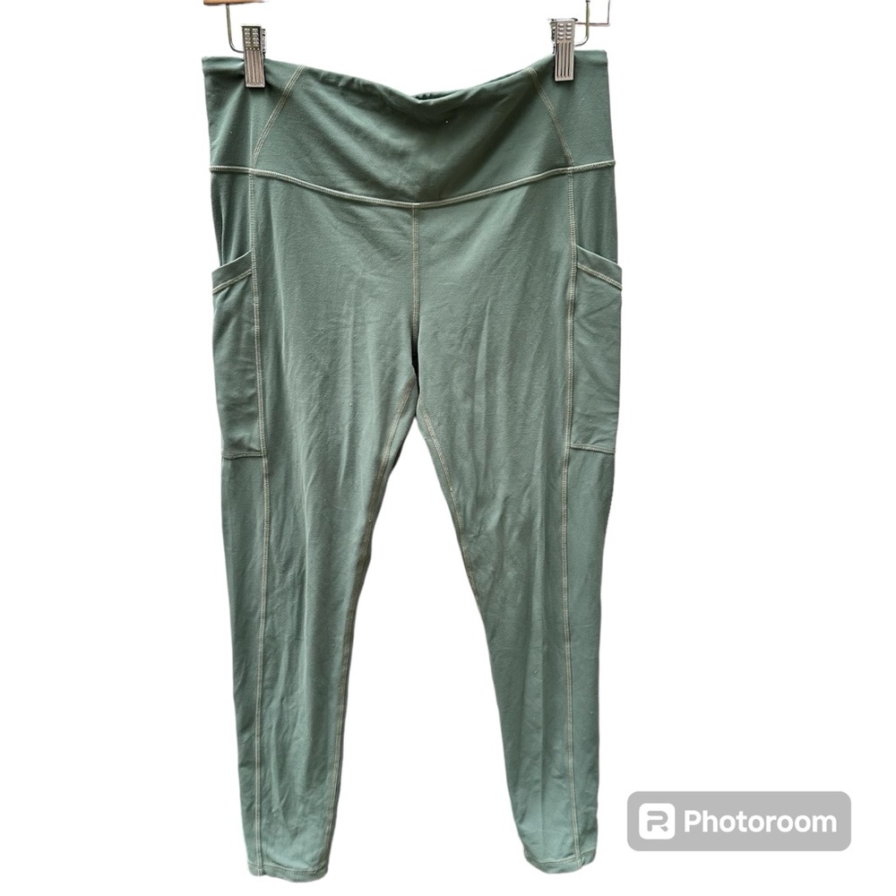 Prana Green‎ Leggings Pockets Size Large